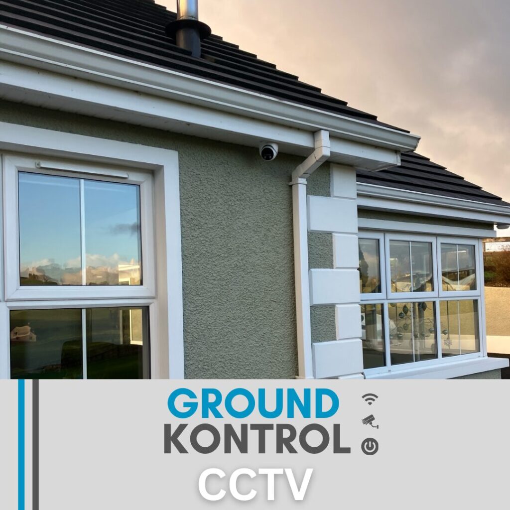 Dahua CCTV Installation on a residential house in moneymore just outside Magherafelt