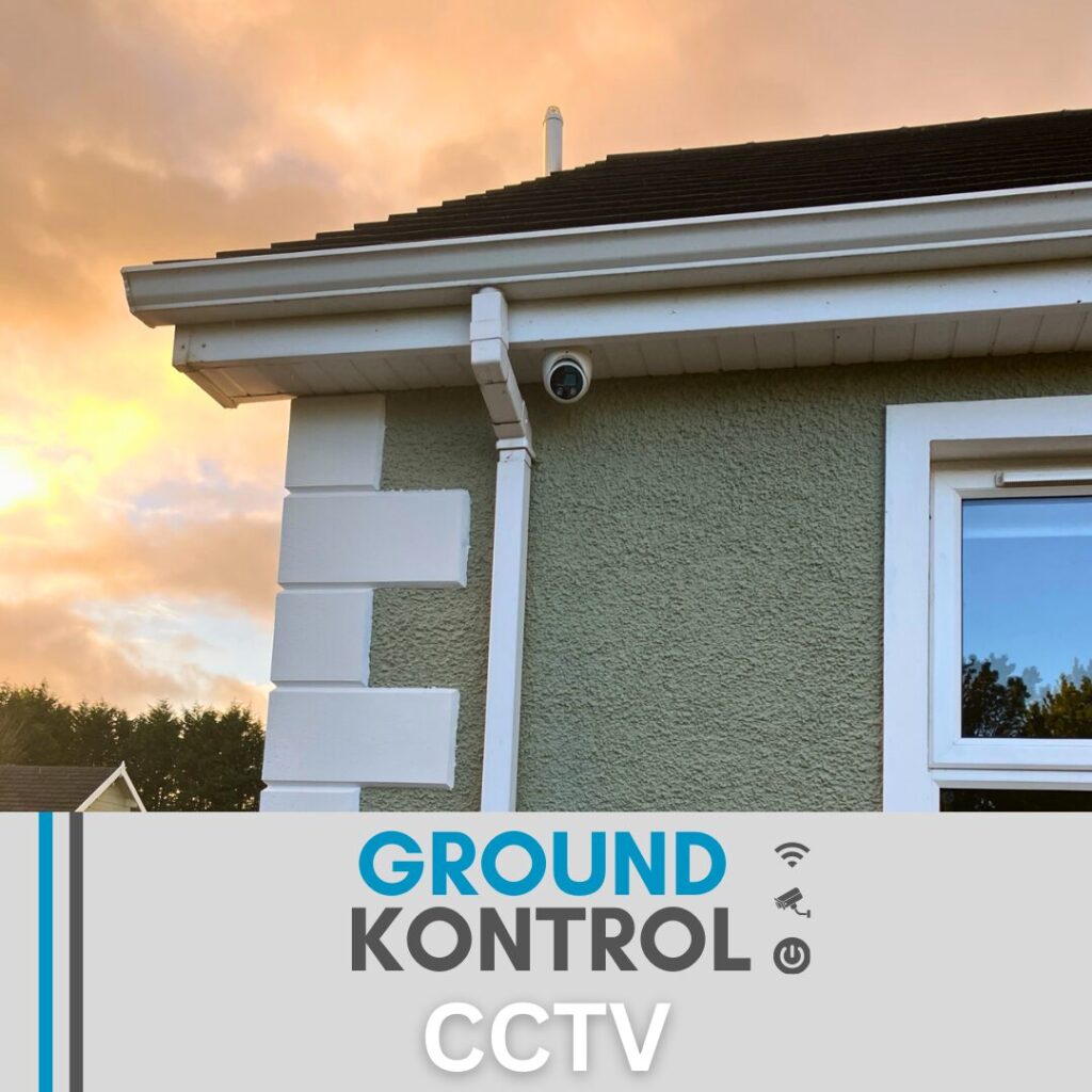 Dahua CCTV Installation on a residential house in moneymore just outside Magherafelt